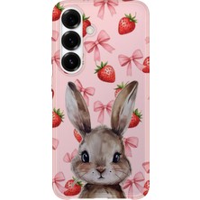 Karsu Design Samsung Galaxy A57 Uyumlu Baskılı Şeffaf Telefon Kılıfı | Koleksiyon: Soft Girl Clean Aesthetic
