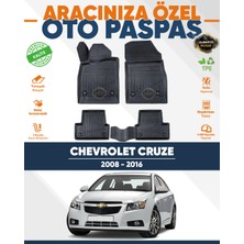 Alberto Rossi Alberto Rossı Chevrolet  Cruze 2008+2016 3D Havuzlu Paspas