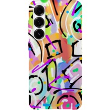 Karsu Design Samsung Galaxy A52 Uyumlu Baskılı Şeffaf Telefon Kılıfı | Koleksiyon: Psychedelic Art