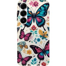 Karsu Design Samsung Galaxy S25 Fe Uyumlu Baskılı Şeffaf Telefon Kılıfı | Koleksiyon: Butterfly Aesthetic