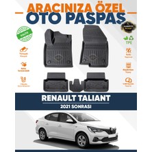 Alberto Rossi Alberto Rossı Renault  Taliant 2021+ 3D Havuzlu Paspas