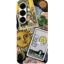 Karsu Design Samsung Galaxy A57 Uyumlu Baskılı Şeffaf Telefon Kılıfı | Koleksiyon: Tarot Cards