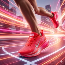 Nike Vomero 18 Kadın Koşu Ayakkabısı Kırmızı Pembe | HM6804-603