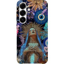 Karsu Design Samsung Galaxy A34 Uyumlu Baskılı Şeffaf Telefon Kılıfı | Koleksiyon: Mystical Symbols