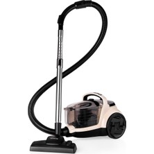 Schafer Vortex Toz Torbasız Elektrikli Süpürge-Krem/siyah