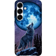 Karsu Design Samsung Galaxy A35 Uyumlu Baskılı Şeffaf Telefon Kılıfı | Koleksiyon: Alpha Wolf