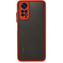 Sylar Redmi Note 11 Pro Kılıf Montreal Silikon Kapak - Kırmızı