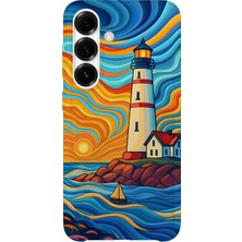 Karsu Design Samsung Galaxy S23 Fe Uyumlu Baskılı Şeffaf Telefon Kılıfı | Koleksiyon: Minimalist Style 5