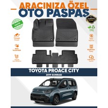 Alberto Rossi Alberto Rossı Toyota Proace Cıty 2019+ 3D Havuzlu Paspas
