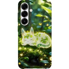 Karsu Design Samsung Galaxy S25 Fe Uyumlu Baskılı Şeffaf Telefon Kılıfı | Koleksiyon: Anime Animal Characters