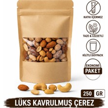 Natvera Lüks Karışık Çerez 250 gr – Kaju, Fındık, Antep Fıstığı, Badem & Tuzlu Fıstık