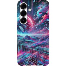 Karsu Design Samsung Galaxy A35 Uyumlu Baskılı Şeffaf Telefon Kılıfı | Koleksiyon: Cyberpunk Theme