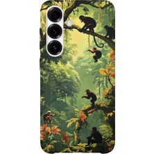 Karsu Design Samsung Galaxy S23 Plus Uyumlu Baskılı Şeffaf Telefon Kılıfı | Koleksiyon: Jungle Wildlife
