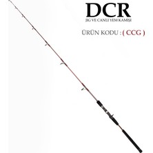 Dcr Piri Reis Tetikli Jıg ve Canlı Yem Kamışı 185 cm 150-350 Bordo