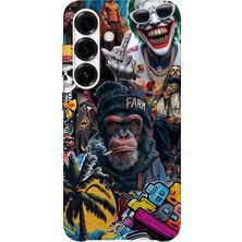 Karsu Design Samsung Galaxy S23 Plus Uyumlu Baskılı Şeffaf Telefon Kılıfı | Koleksiyon: Drip Art