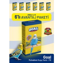 Bird Food Energy Goal Muhabbet Kuşu Yemi/fb 250 G - 6 Adet