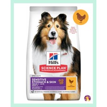 Hill's Sp Mide ve Deri Hassasiyeti Tavuklu Orta ve Büyük Irk Yetişkin Köpek Maması 2.5kg