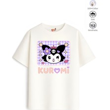 Belya Kids Wear Kız Çocuk Tam Kalıp Kur Tasarım 19 Oversize Tişört