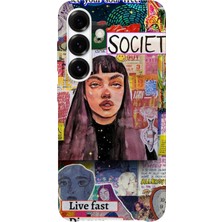 Karsu Design Samsung Galaxy A04S Uyumlu Baskılı Şeffaf Telefon Kılıfı | Koleksiyon: Energy And Aura