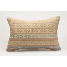 Kilim Wholesale El Yapımı Eski Kilimden Yapılmış Vintage Kırlent Kılıfı, Yün, 40X60 cm