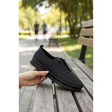 Enoch Lazer Perfore ve Stoperli Lastik Bağcıklı Ortopedik Comfort Sneaker Babet