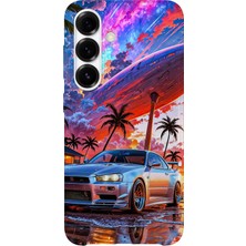 Karsu Design Samsung Galaxy A54 Uyumlu Baskılı Şeffaf Telefon Kılıfı | Koleksiyon: Automobile Life Style