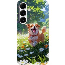 Karsu Design Samsung Galaxy A73 Uyumlu Baskılı Şeffaf Telefon Kılıfı | Koleksiyon: Cute Dog Loyalty