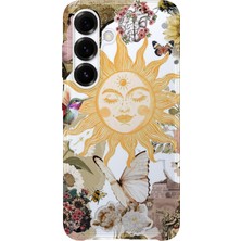 Karsu Design Samsung Galaxy A26 Uyumlu Baskılı Şeffaf Telefon Kılıfı | Koleksiyon: Boho Sun And Moon