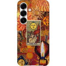 Karsu Design Samsung Galaxy A37 Uyumlu Baskılı Şeffaf Telefon Kılıfı | Koleksiyon: Tarot Cards