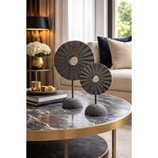 Ladora Home Modern Siyah Obje Seti - 2'li