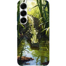 Karsu Design Samsung Galaxy S25 Fe Uyumlu Baskılı Şeffaf Telefon Kılıfı | Koleksiyon: Jungle Wildlife