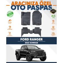 Alberto Rossi Alberto Rossı Ford Ranger 2023+ 3D Havuzlu Paspas