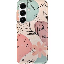 Karsu Design Samsung Galaxy A52 Uyumlu Baskılı Şeffaf Telefon Kılıfı | Koleksiyon: Minimal Floral Line Art