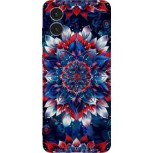 Karsu Design Samsung Galaxy S25 Edge Uyumlu Baskılı Şeffaf Telefon Kılıfı | Koleksiyon: Mandala Art