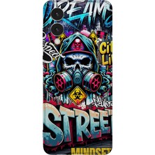 Karsu Design Samsung Galaxy S25 Edge Uyumlu Baskılı Şeffaf Telefon Kılıfı | Koleksiyon: Grafitti Street Art