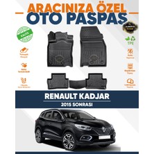 Alberto Rossi Alberto Rossı Renault  Kadjar  2015+ 3D Havuzlu Paspas