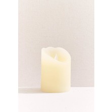 Paşabahçe Silindir LED Mum 10X7.5 cm - 1 Adet