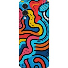 Karsu Design Samsung Galaxy S25 Edge Uyumlu Baskılı Şeffaf Telefon Kılıfı | Koleksiyon: Minimal Geometric Patterns