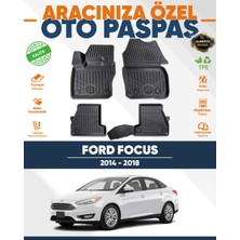 Alberto Rossi Alberto Rossı Ford Focus 3,5 Sedan 2014+2018 3D Havuzlu Paspas