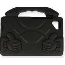 Pileli Store Pilelistore   iPad 4 9.7 Kılıf Like Stantlı Tablet Silikon - Siyah