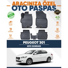 Alberto Rossi Alberto Rossı Peugeot 301 2013+ 3D Havuzlu Paspas