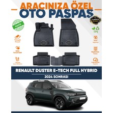 Alberto Rossi Alberto Rossı Renault  Duster E+Tech Full Hybrid 2024+ 3D Havuzlu Paspas