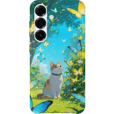 Karsu Design Samsung Galaxy A73 Uyumlu Baskılı Şeffaf Telefon Kılıfı | Koleksiyon: Anime Animal Characters