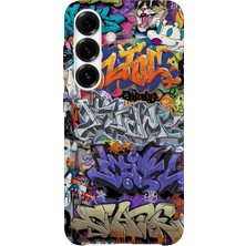 Karsu Design Samsung Galaxy A37 Uyumlu Baskılı Şeffaf Telefon Kılıfı | Koleksiyon: Grafitti Street Art
