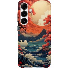 Karsu Design Samsung Galaxy A23 Uyumlu Baskılı Şeffaf Telefon Kılıfı | Koleksiyon: Moon Phases