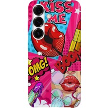 Karsu Design Samsung Galaxy A15 Uyumlu Baskılı Şeffaf Telefon Kılıfı | Koleksiyon: Y2K Retro Patterns