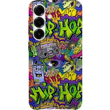 Karsu Design Samsung Galaxy A32 Uyumlu Baskılı Şeffaf Telefon Kılıfı | Koleksiyon: Grafitti Street Art