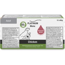 Platinum Tavuklu Yaş Köpek Maması 90GR
