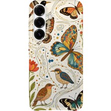 Karsu Design Samsung Galaxy A14 Uyumlu Baskılı Şeffaf Telefon Kılıfı | Koleksiyon: Butterfly Aesthetic