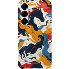 Karsu Design Samsung Galaxy S23 Plus Uyumlu Baskılı Şeffaf Telefon Kılıfı | Koleksiyon: Minimalist Style 6